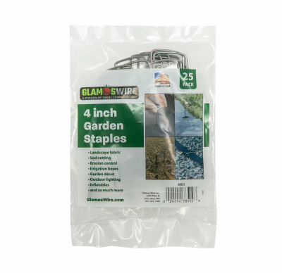25PK 4" Land Staples (60 pieces)