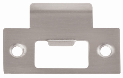 Door T-Strike, Satin Nickel, 1-1/8 x 2-3/4 In.