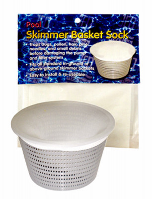 Pool Skimmer Basket Sock