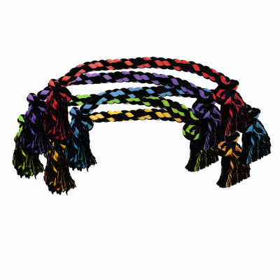 Nuts For Knots Cotton Rope Dog Toy, Assorted Colors, 48-In. (3 pieces)