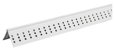 Corner Bead, White Vinyl, 1.25 In. x 10 Ft. (50 pieces)