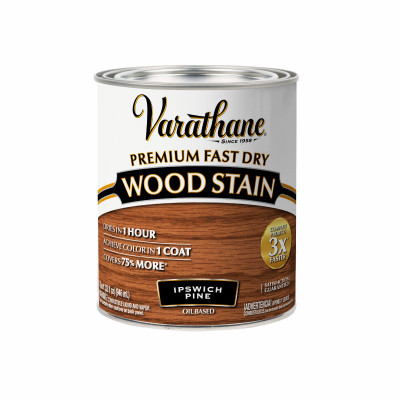 Fast Dry Interior Wood Stain, Oil-Based, Ipswich Pine, 1-Qt.