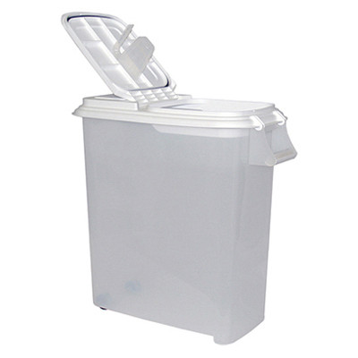 Pet Food Dispenser, Roll-Away, 50-Qts.