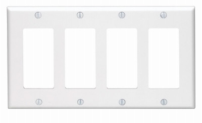 WHT 4-GFI WALL PLATE
