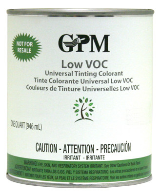Tinting Colorant, Low VOC, High Intensity Yellow, 1 Qt.