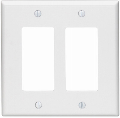 WHT 2-GFI WALL PLATE