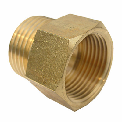 Garden Hose Brass Adapter, 3/4 MGH x 3/4 In. FPT