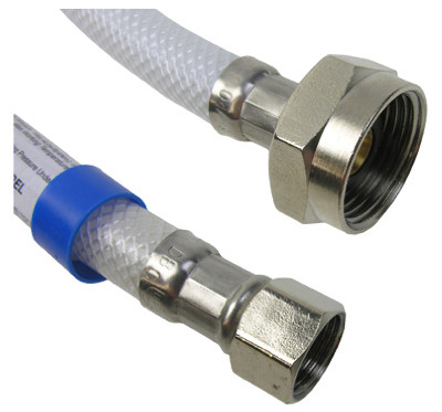 Flexible Poly Toilet Connector, 3/8 In. Compression x 7/8 In. Ballcock x 16 In.