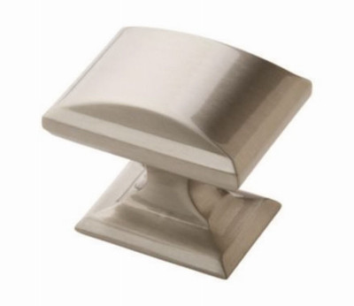 Candler Cabinet Knob, Satin Nickel, 1-1/4 In.