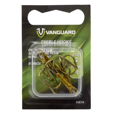4PK Sz4 BRZ Treble Hook