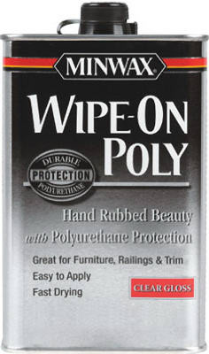Wipe On Polyurethane, Clear Gloss, 1 Pt.