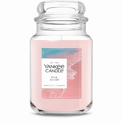Yankee Candle Pink Sands Scented Candle, 22oz Large Jar with up to 150 Hour Burn Time, Great for gifting, Birthdays