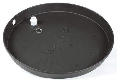 Electric Water Heater Drain Pan, Plastic, 22 x 2.63 In.