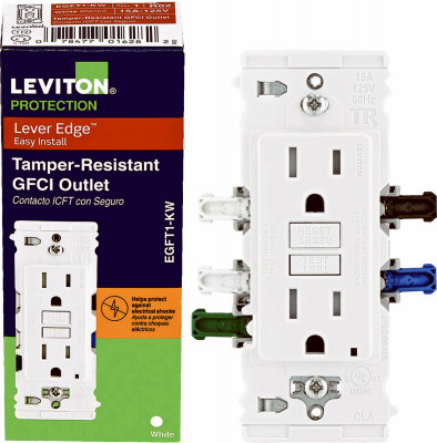 15A WHT GFCI OUTLET