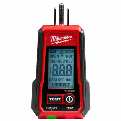 Digital GFCI Receptable Tester