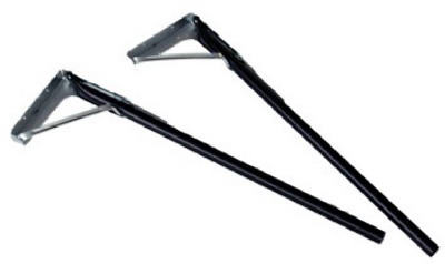 Folding Game Table Legs, Black, 4-Pack