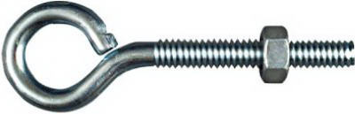 Eye Bolt, Zinc, 1/4 x 3 In.