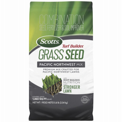 Turf Builder Grass Seed Pacific Northwest Mix, 5.6 Lbs., Covers 620 Sq. Ft.