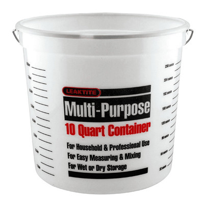 Multi Purpose Paint Pail, Clear, 10 Qt.
