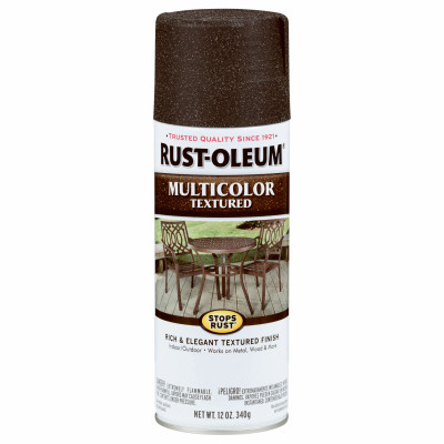 Stops Rust Textured Spray Paint, Aged Iron, 12-oz.