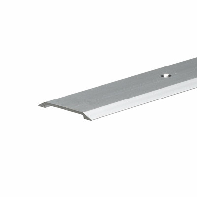 Flat-Top Saddle Door Threshold, Satin Nickel Aluminum, 1-3/4 x 1/8 x 36 In.