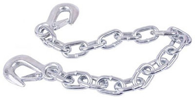 Safety Chain With S-Hook Ends, 1/4 x 36 In.