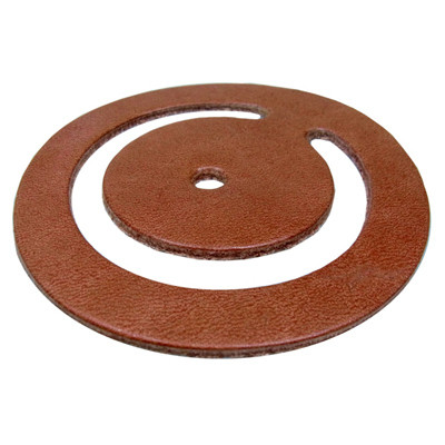 Pitcher Pump Flat Leather, 3-1/2 x 1-7/8 In.