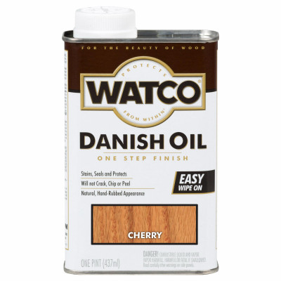 Danish Oil Wood Finish, Cherry, 1-Pt.