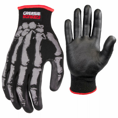 Foam Nitrile Gloves, Men's L