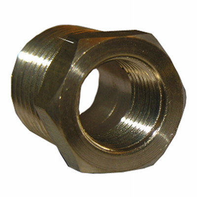 1/4 In. Male x 1/8 In. FPT Brass Reducing Hex Bushing, Lead Free