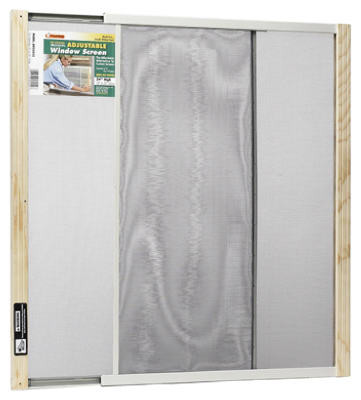 Extension Window Screen, 24 x 19 to 33 In.
