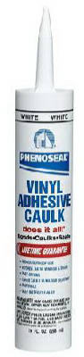 Phenoseal Vinyl Caulk, Almond, 10-oz.