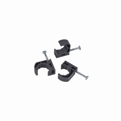 Pipe Hanger Half Clamps, Plastic, 1/2 In., 12-Pk.