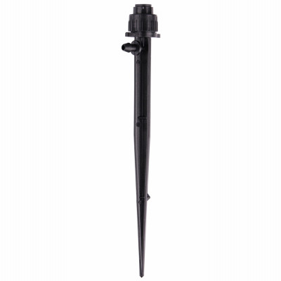 Adjustable Flow Bubbler, Full-Circle Pattern, Fan, with 1/4 in. Barbed Inlet on 5 in. Stake, 3-Pack