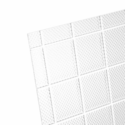 Prisma Square Clear Acrylic Light Panel, Prismatic, 23.75-in x 47.75-in (20 pieces)