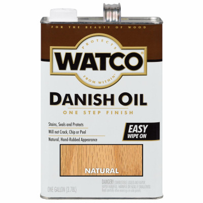 Danish Oil Wood Finish, Natural, 1-Gallon (2 pieces)
