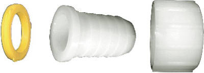 Nylon Barb Adapter Fitting, 3/4 x 3/4 In. FGH