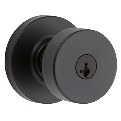 Signature Series Entry Knob Lockset with Smart Key, Iron Black Finish