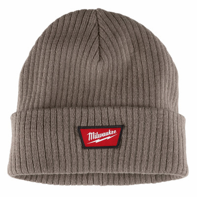 Cuffed Beanie Hat, Brown
