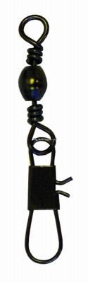 Barrell Swivels, Black, Size 1, 3-Pk.