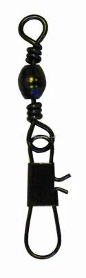 Barrell Swivels, Black, Size 3, 4-Pk.
