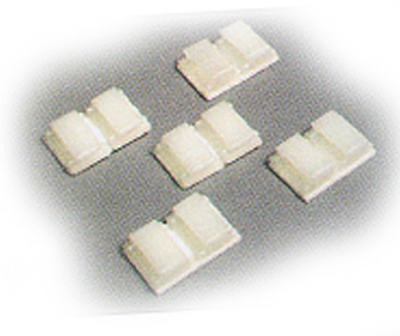 No-Nail Wire Guide, Nylon, White, 10-Pk.