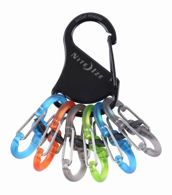 KeyRack Locker Key Holder, 6 S-Biner MicroLocks (4 pieces)