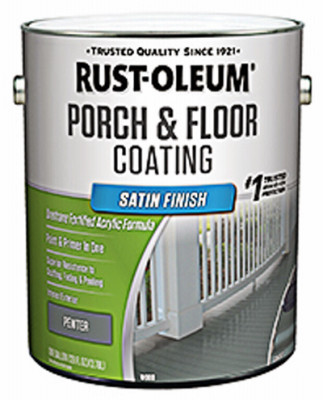Porch & Floor Urethane Finish, Pewter Satin, 1-Gallon (2 pieces)
