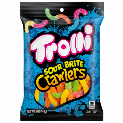 Sour Brite Crawler Gummy Worms, Assorted, 5 oz. (12 pieces)