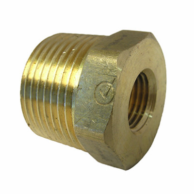 3/4 In. Male x 1/4 In. FPT Brass Reducing Hex Bushing, Lead Free