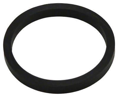 Square Cut Washer, Black Rubber, 1-1/2 In.