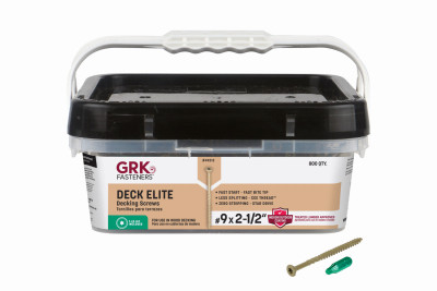 GRK DECK ELITE #9 x 2-1/2" 800-Ct.