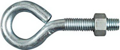 Eye Bolt, Zinc, 1/2 x 4 In.