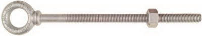 Forged Eye Bolt, Galvanized, 1/2 x 8 In.
